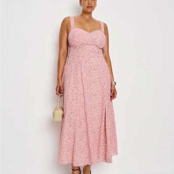 Reformation Dresses & Skirts - Reformation Lela Dress Pink Floral Women's Dress size 16